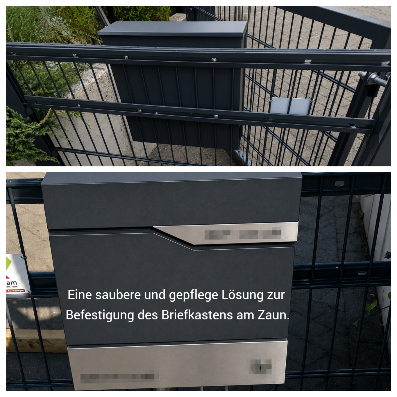 Briefkastenmontage